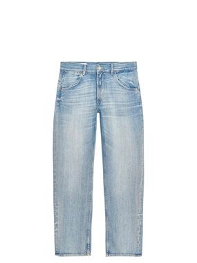 ZARA TRF Mid-Rise Straight Leg Jeans | NWOT | Size 29 (US 8) | Light Blue